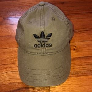 Green adidas hat